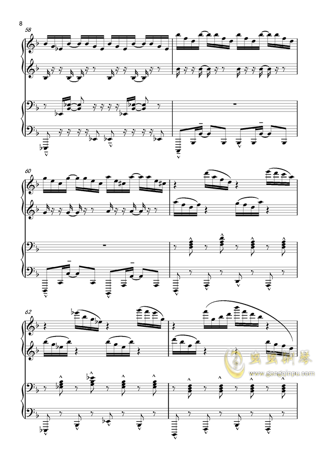 千本桜Piano Duet by Richam.Yin钢琴谱