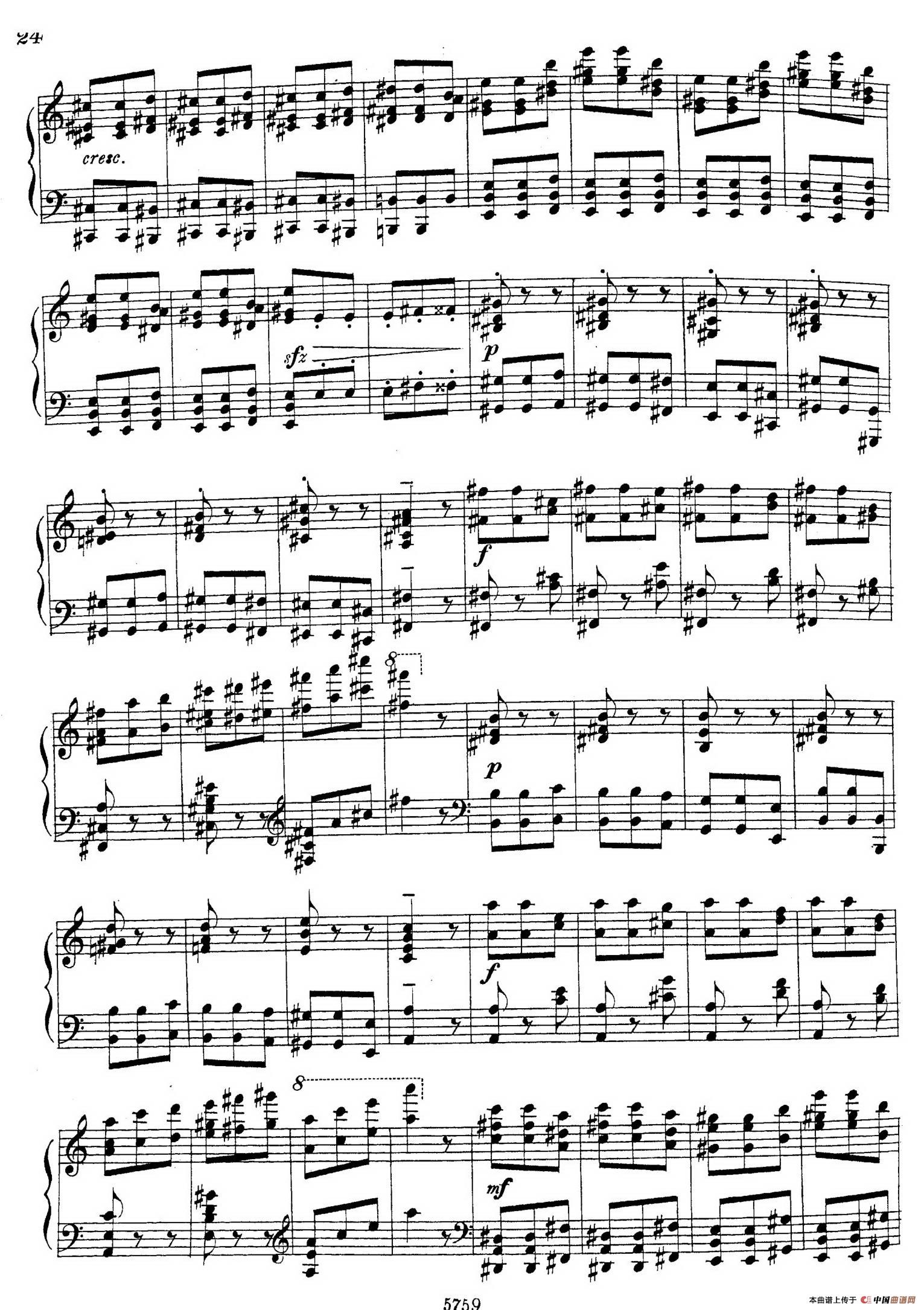 3首音乐会练习曲（Three Concert Etudes Op.24）（Ⅲ）