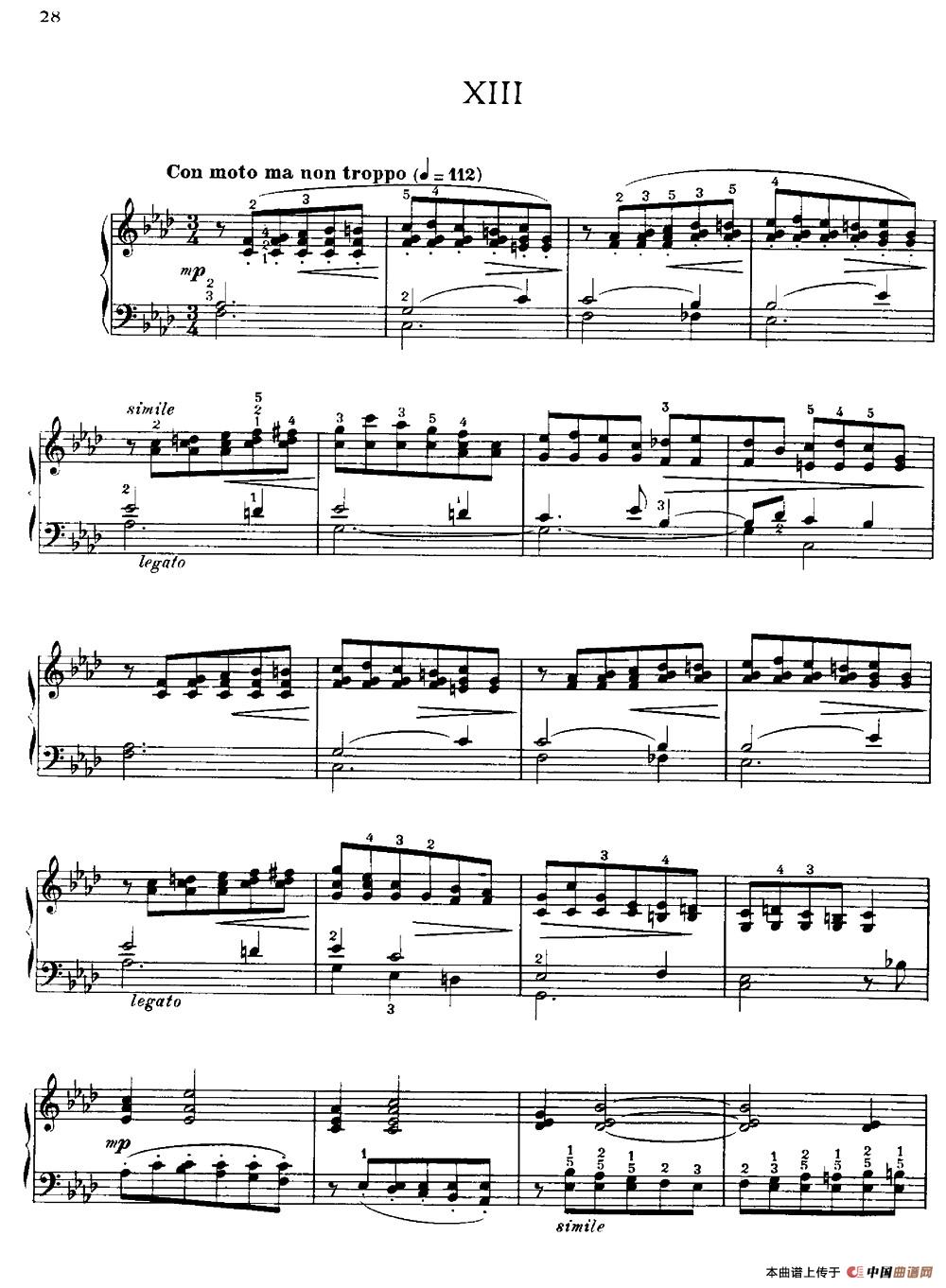 20 Petites Etudes, Op.91（20首小型练习曲）（13）