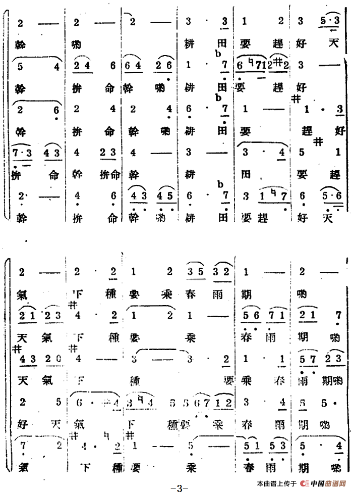 生产大合唱（完整本）