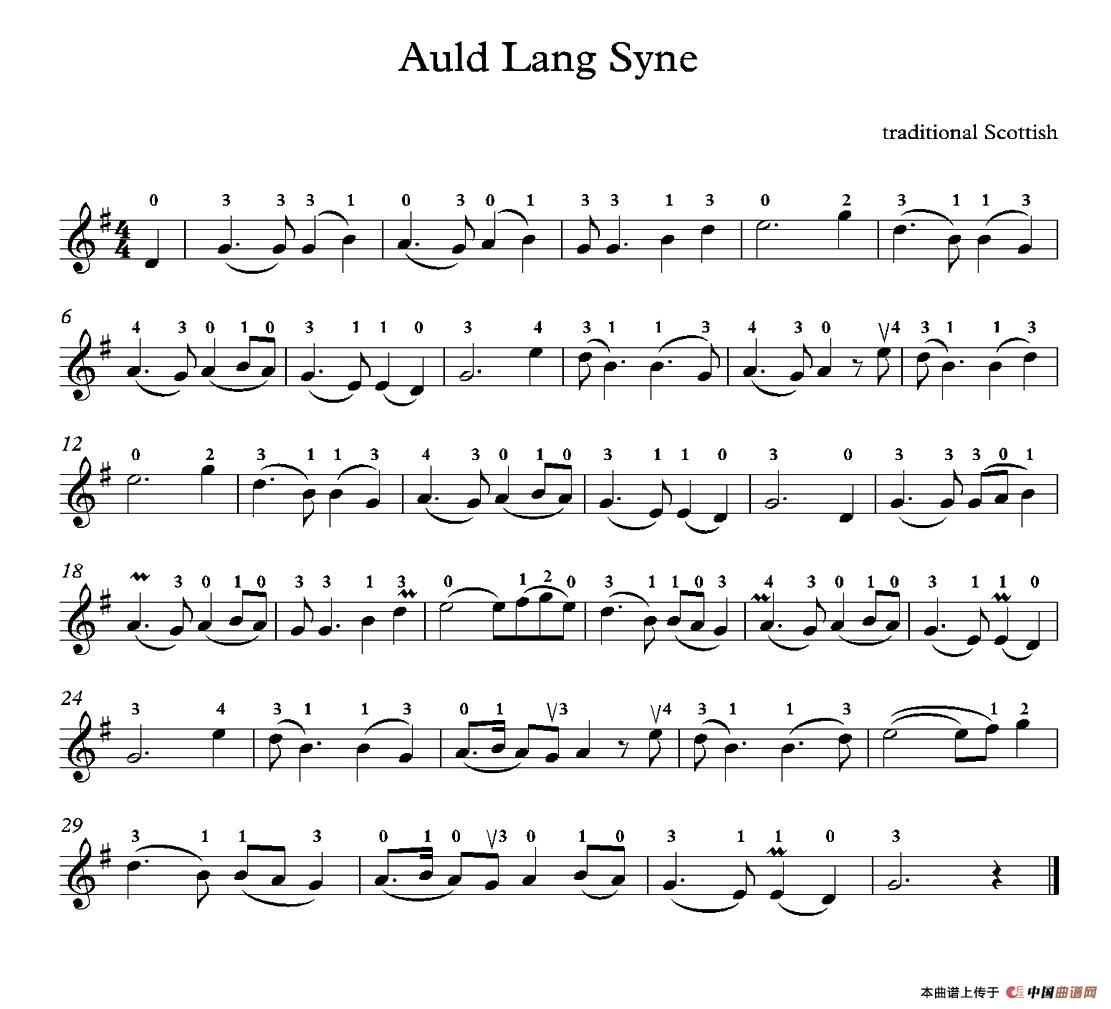 Auld Lang Syne