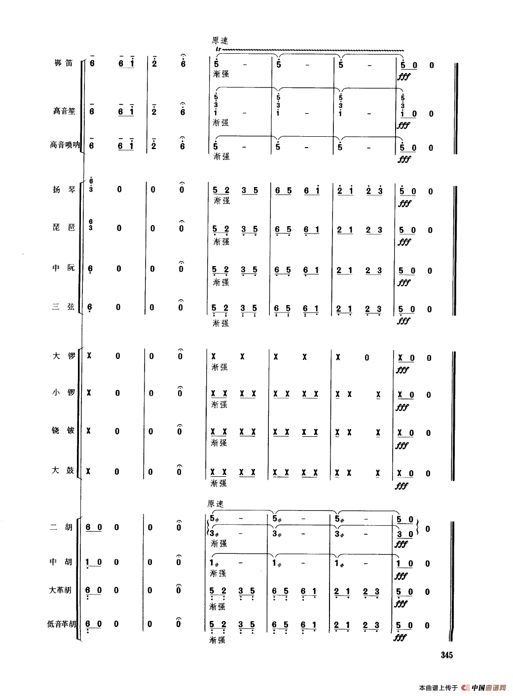 水乡风情（民乐合奏总谱）