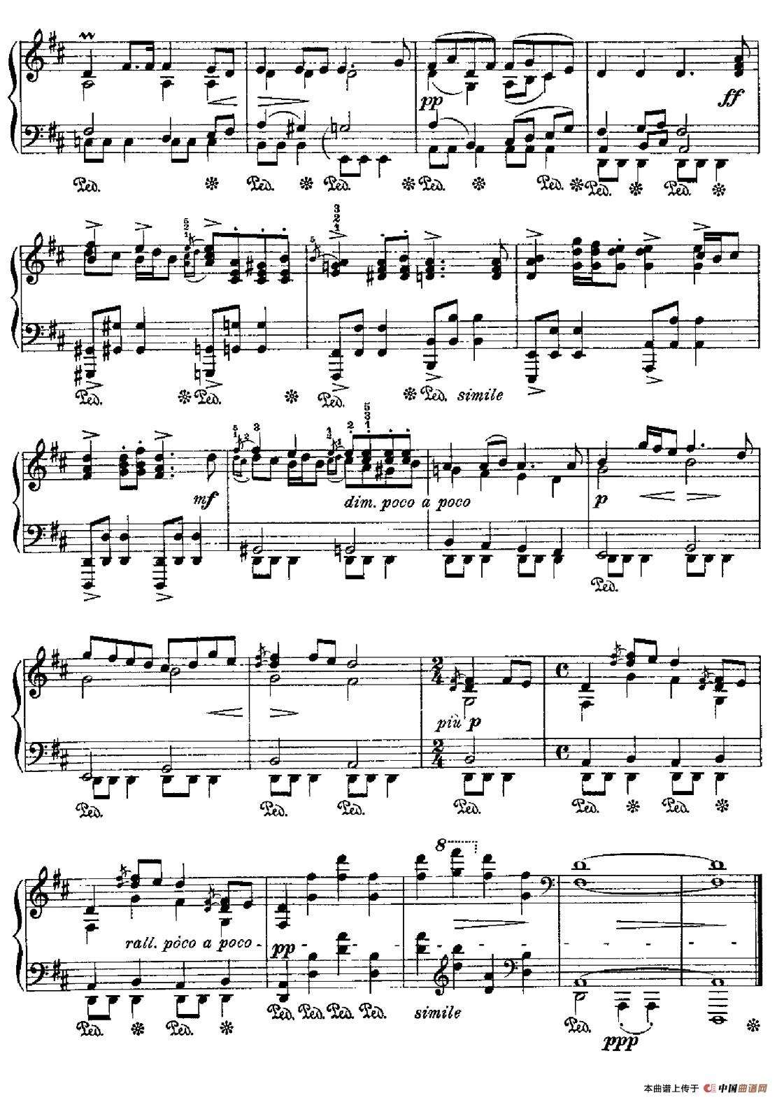 斯拉特舞曲（Slatter Op.72）（Ⅲ）