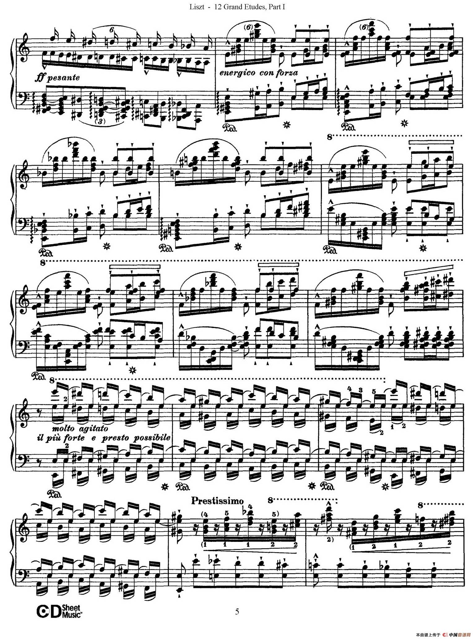 12 Grand Etudes S.137（12首华丽的练习曲·2）