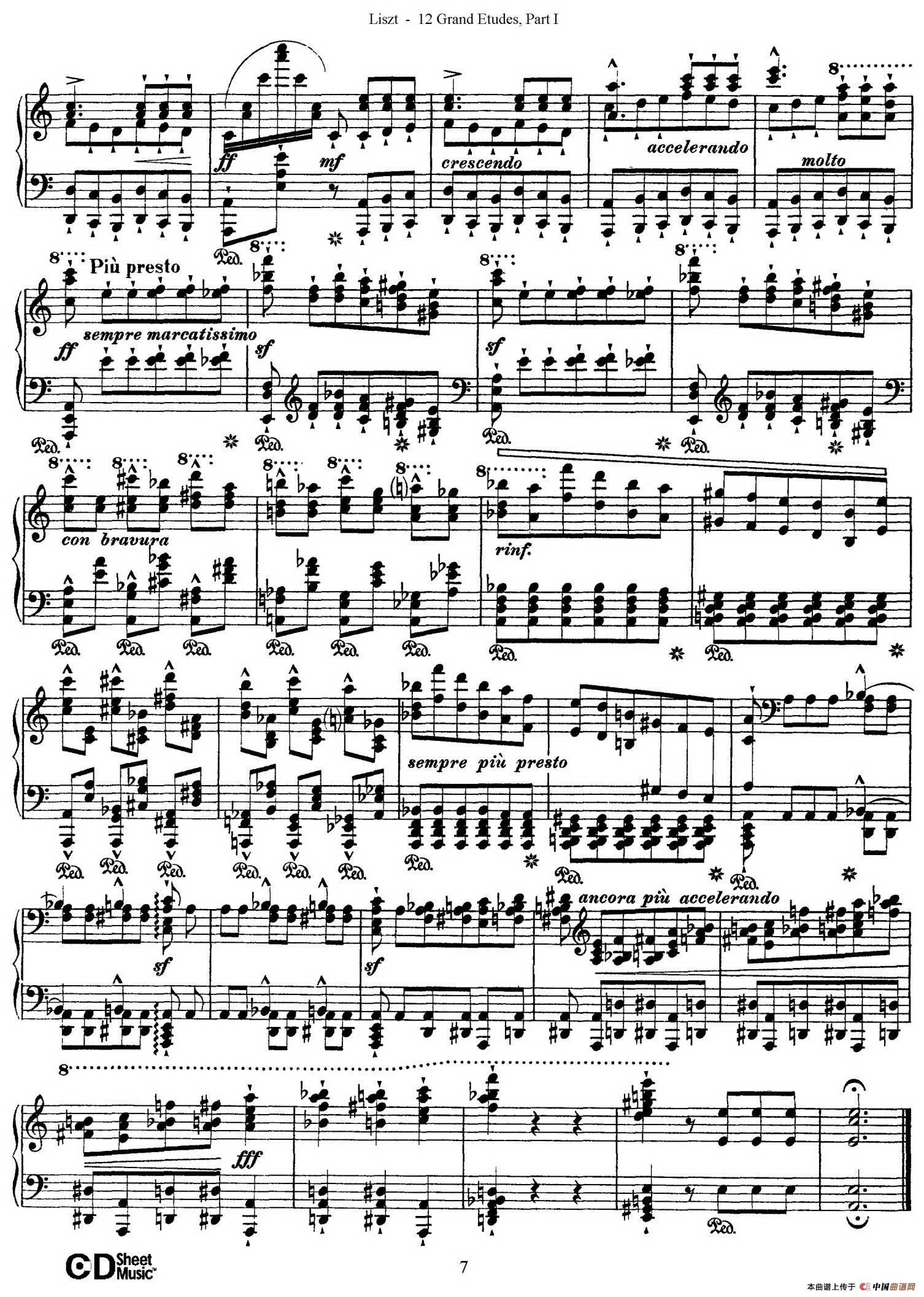 12 Grand Etudes S.137（12首华丽的练习曲·2）