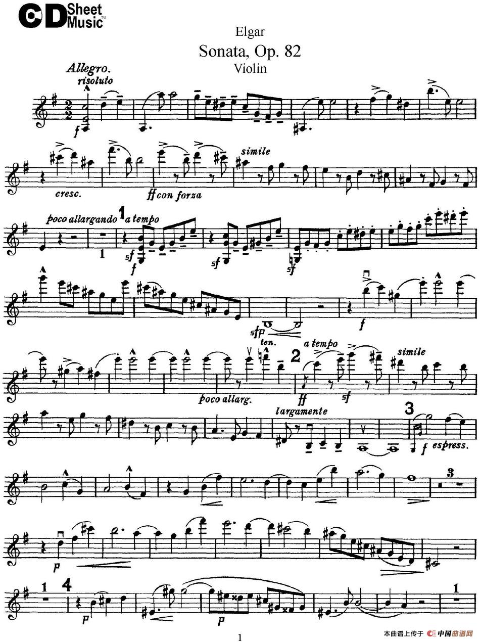 Violin Sonata Op.82