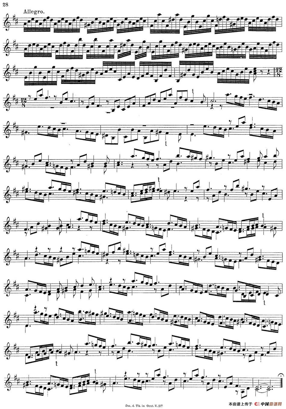 Biber Violin Sonata VIII