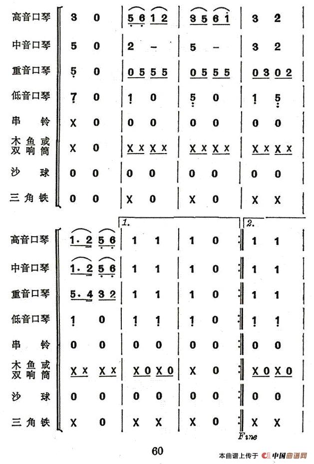 我心爱的小马车（合奏）