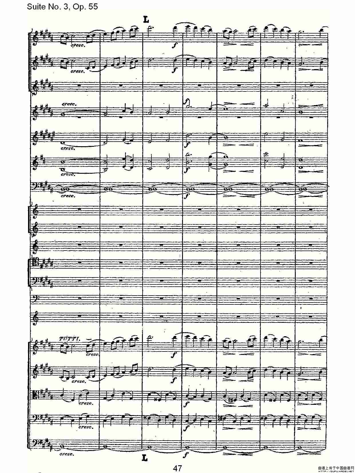 Suite No. 3, Op.55  第三套曲,Op.55第四乐章第一部（二