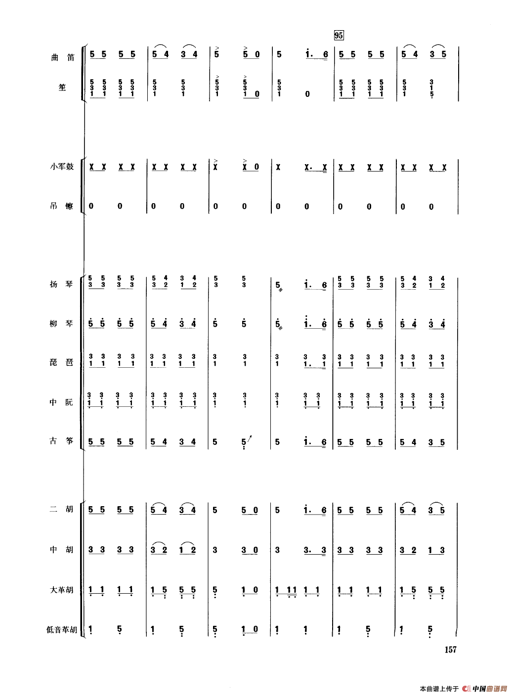 太阳，您早（民乐合奏总谱）