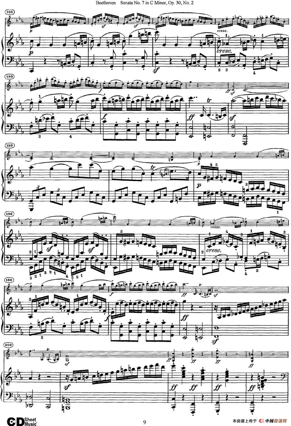 Violin Sonata No.7 in C Minor Op.30 No.2（小提琴+钢琴伴奏