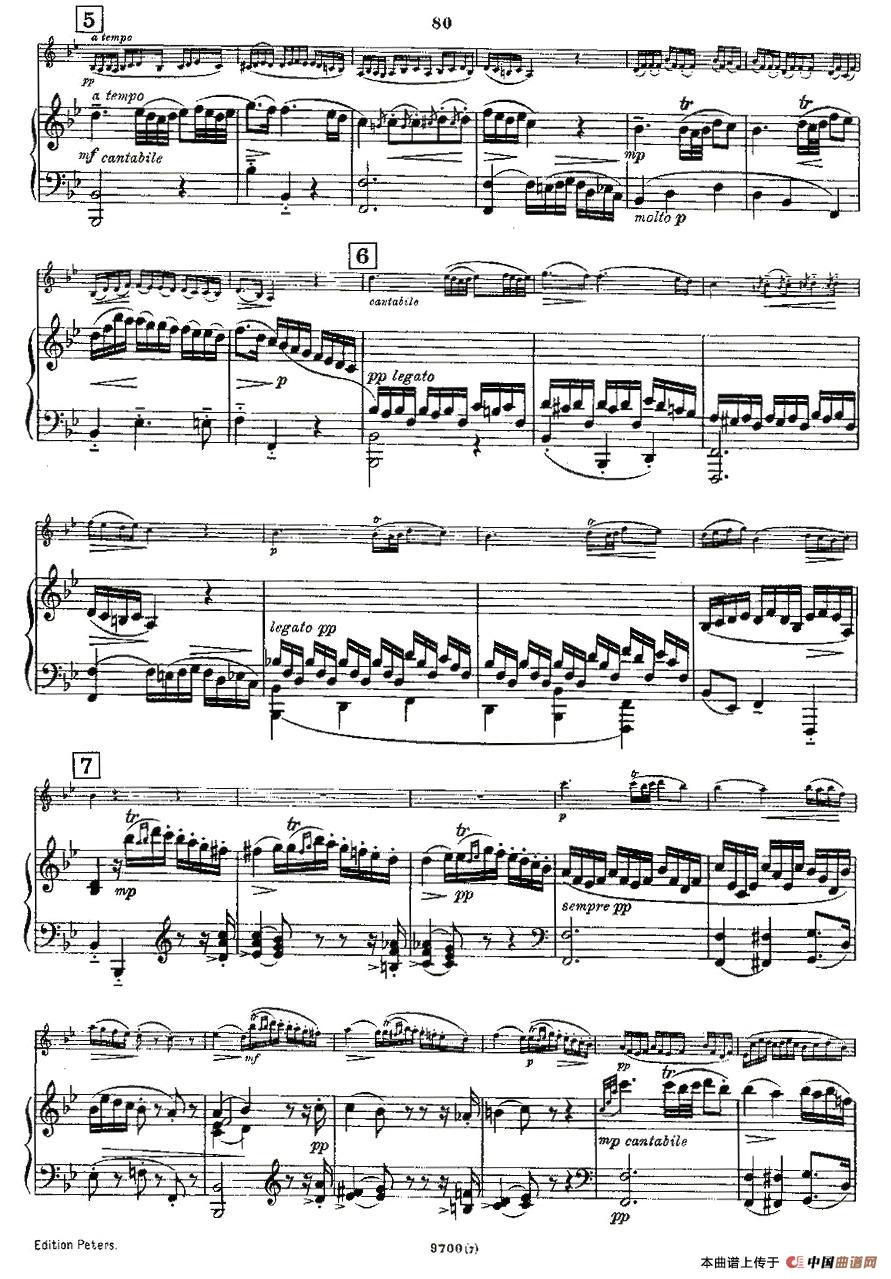 Mozart - Violin Sonata No.7, KV. 376（第七小提琴奏鸣曲