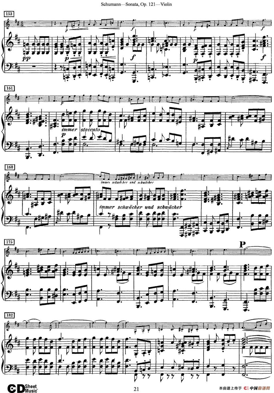 Violin Sonata Op.121（小提琴+钢琴伴奏）