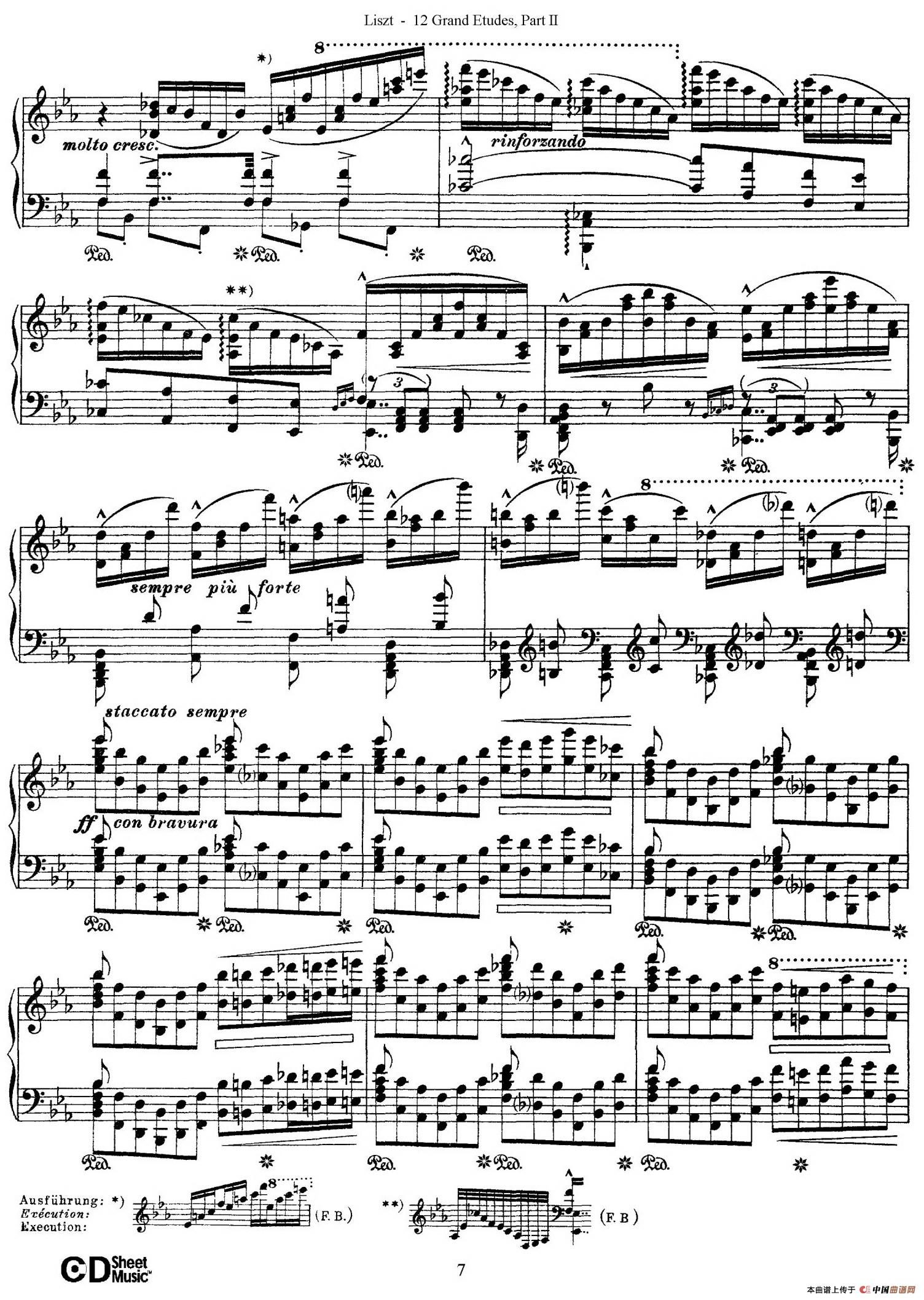 12 Grand Etudes S.137（12首华丽的练习曲·7）