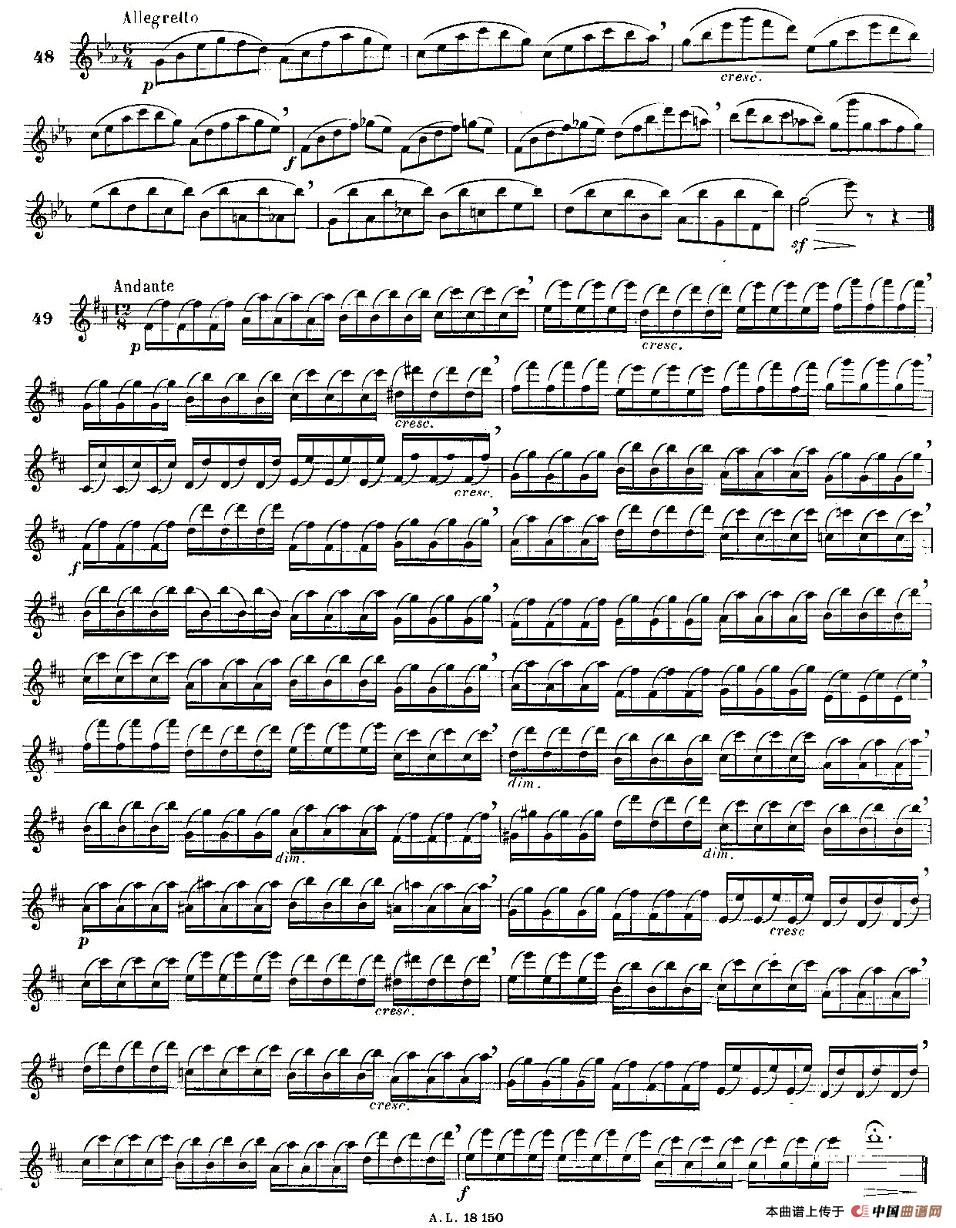 moyse - 100首练习曲之41—49