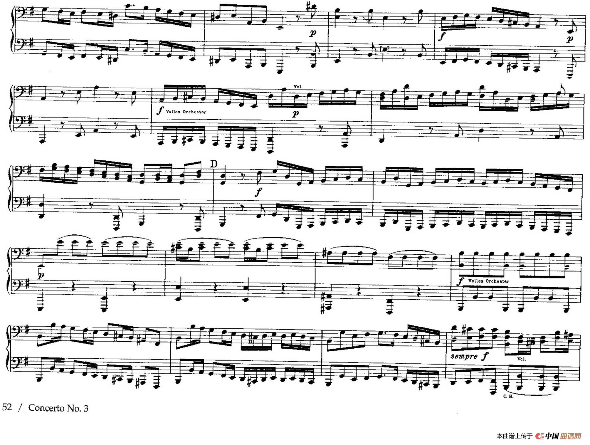 Brandenburg Concerto No.3 in G Major BWV.1048（G大调第三勃