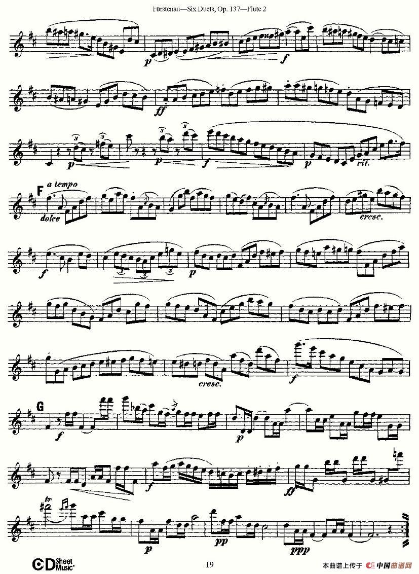 Six Duets, Op.137 之四（二重奏 六首作品 137号）