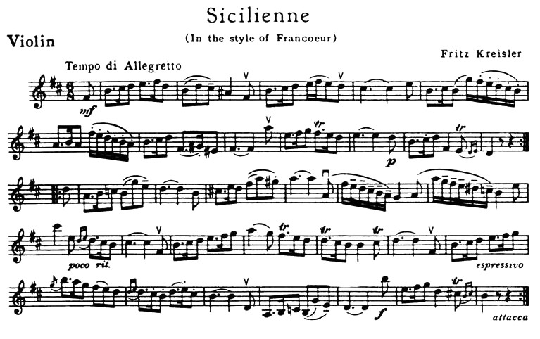 Sicilienne（西西里安舞曲）