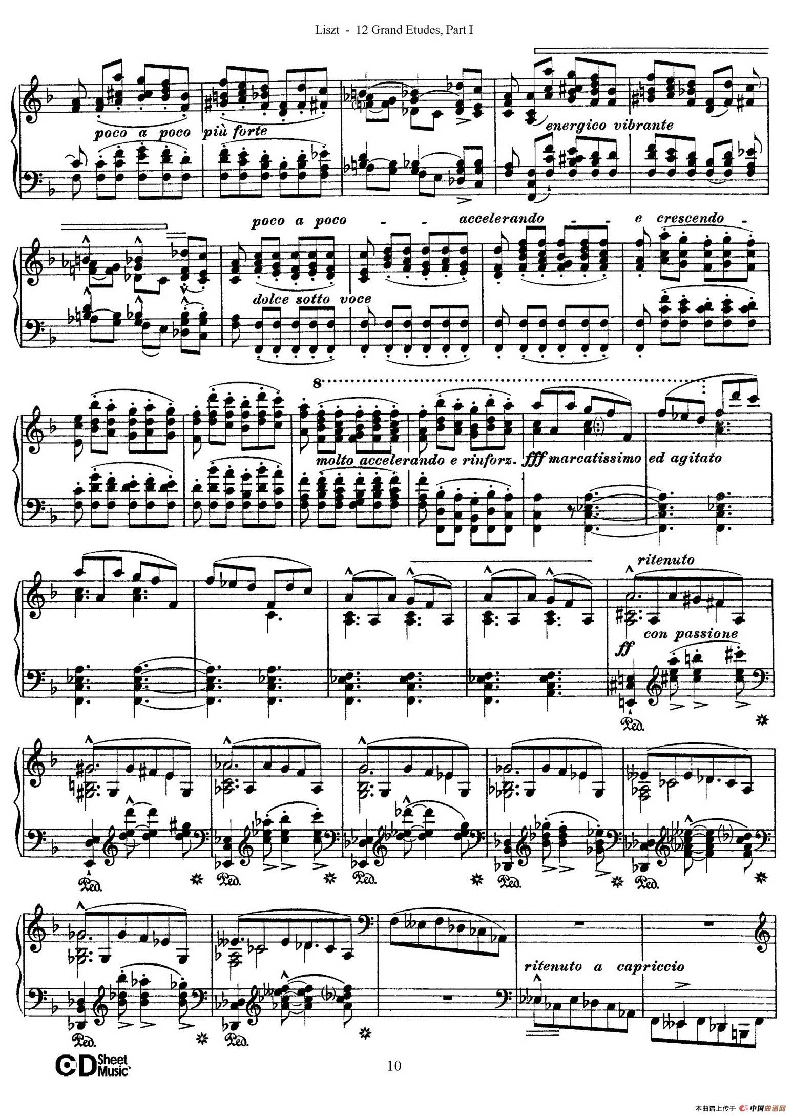 12 Grand Etudes S.137（12首华丽的练习曲·3）