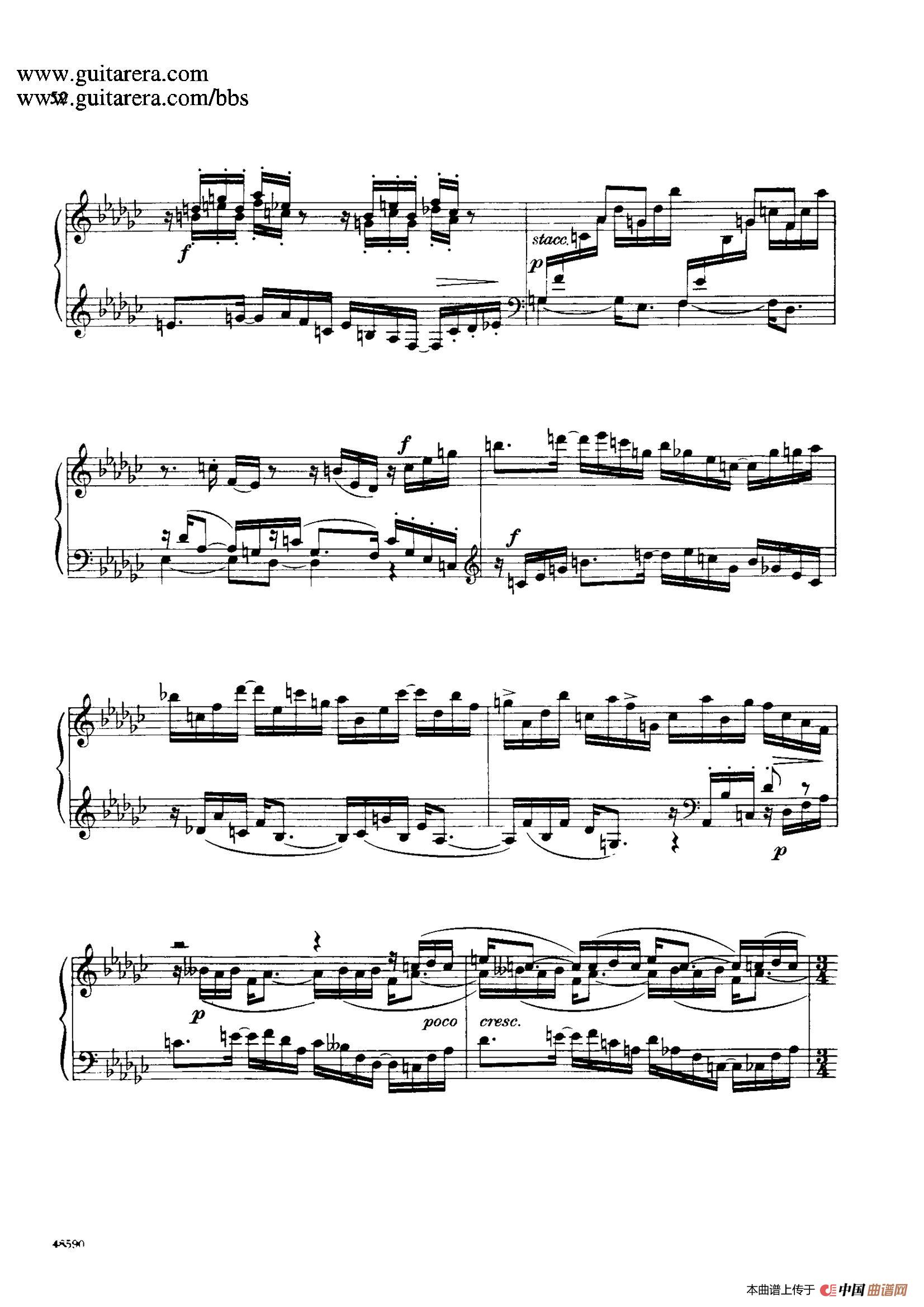 Piano Sonata Op.26（钢琴奏鸣曲·第四乐章）