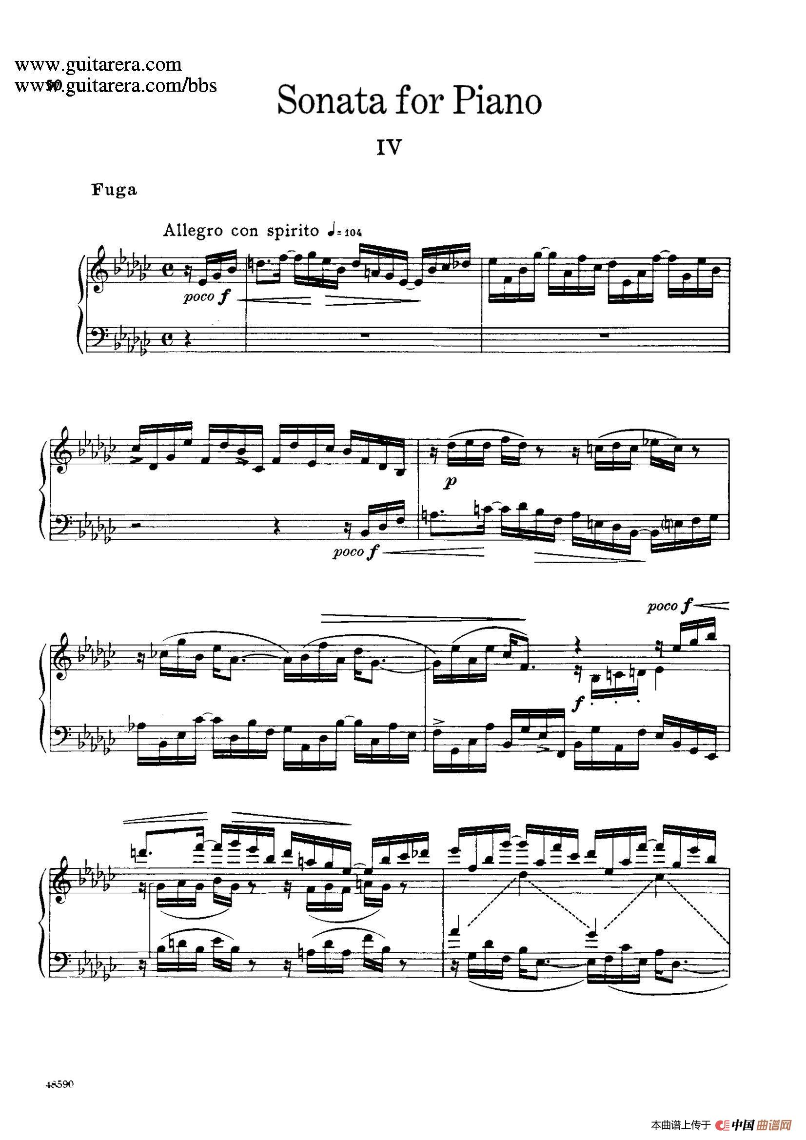 Piano Sonata Op.26（钢琴奏鸣曲·第四乐章）