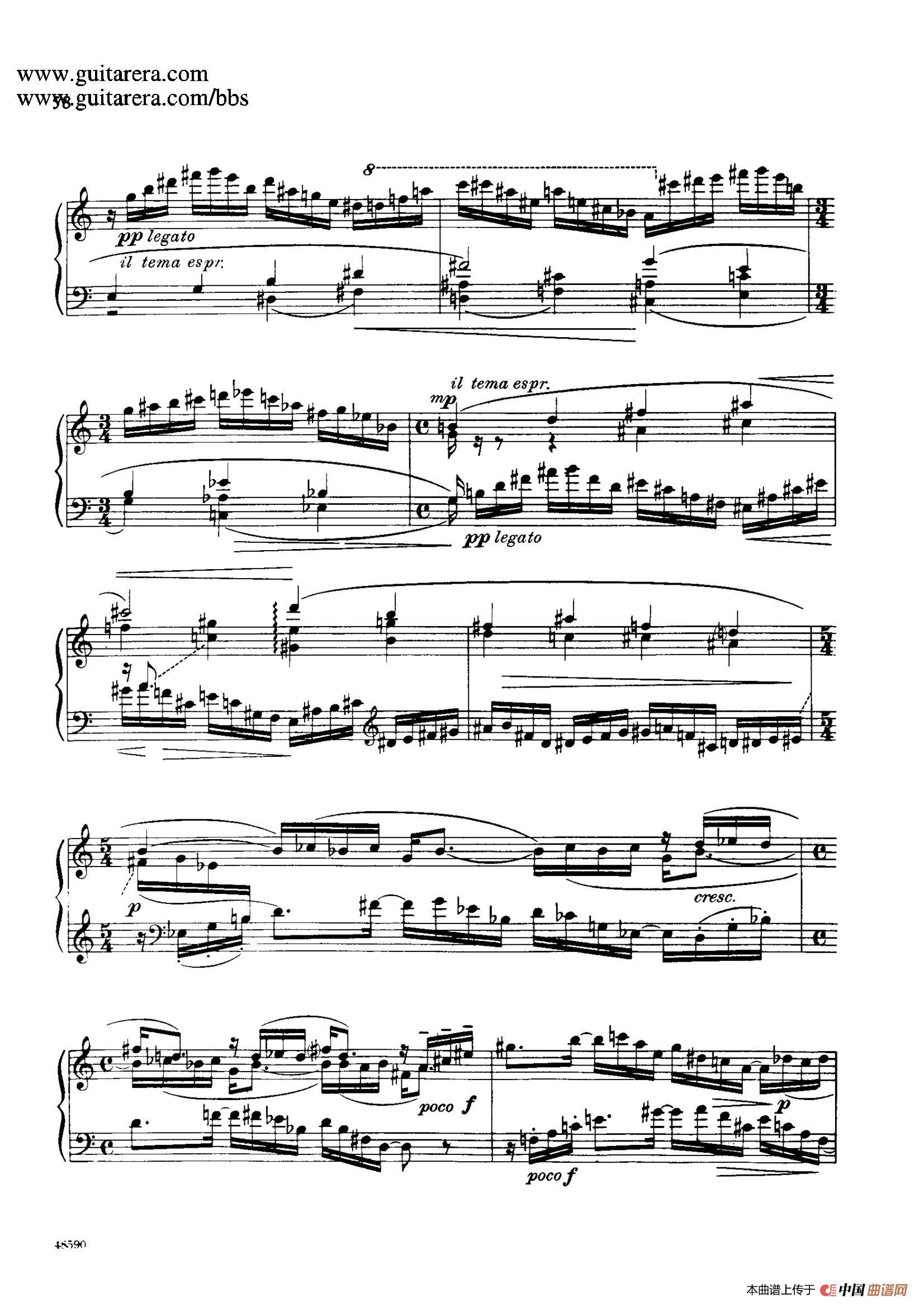 Piano Sonata Op.26（钢琴奏鸣曲·第四乐章）