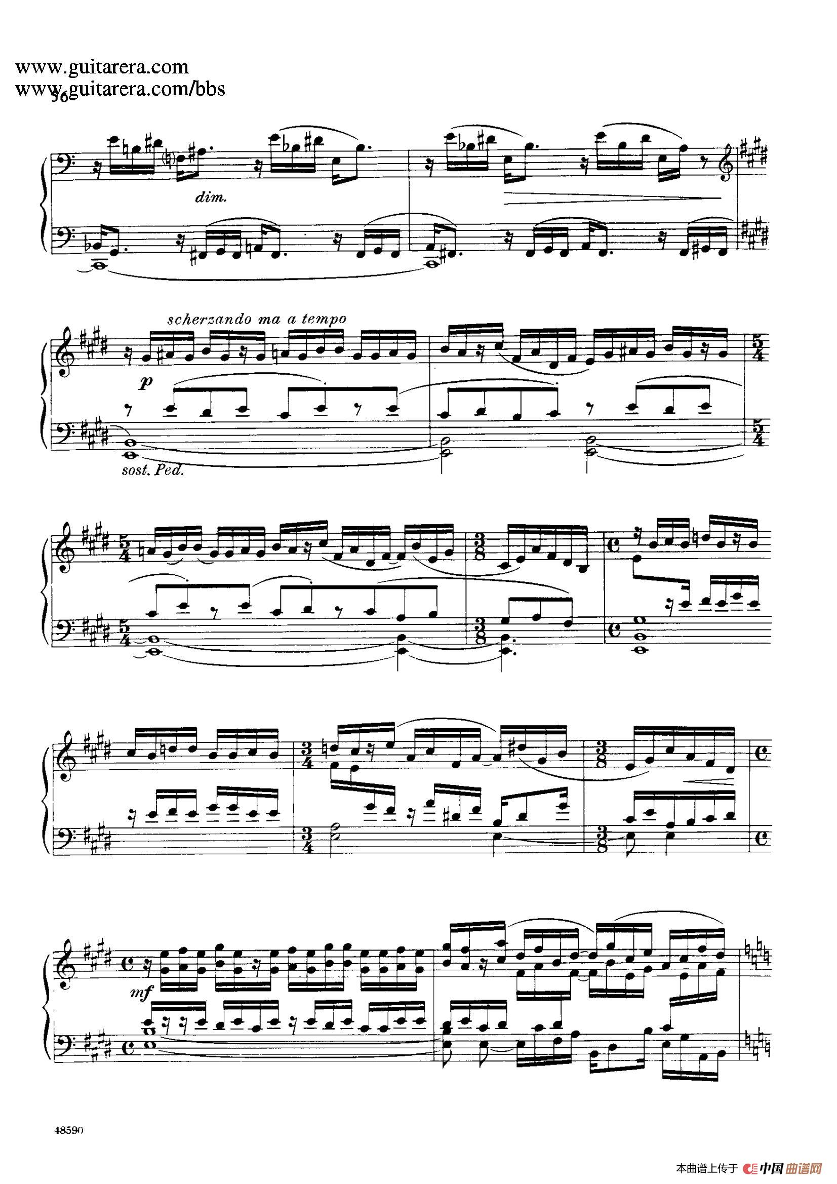 Piano Sonata Op.26（钢琴奏鸣曲·第四乐章）