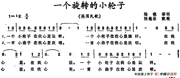 [英]一个旋转的小轮子