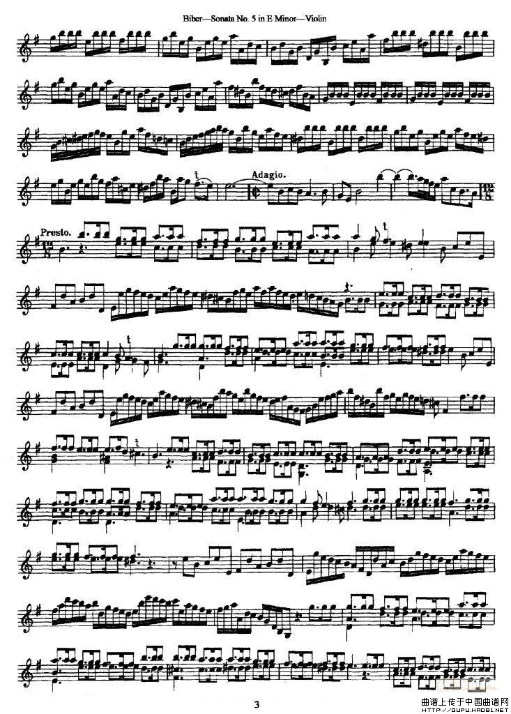 Sonata No.5 in E Minor