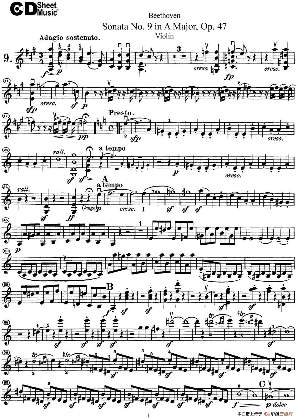 Violin Sonata No.9 in A Major Op.47