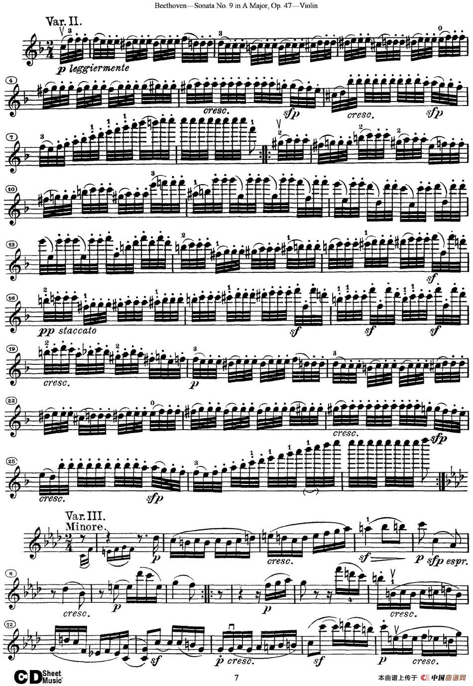 Violin Sonata No.9 in A Major Op.47