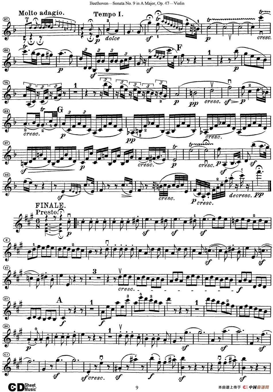 Violin Sonata No.9 in A Major Op.47