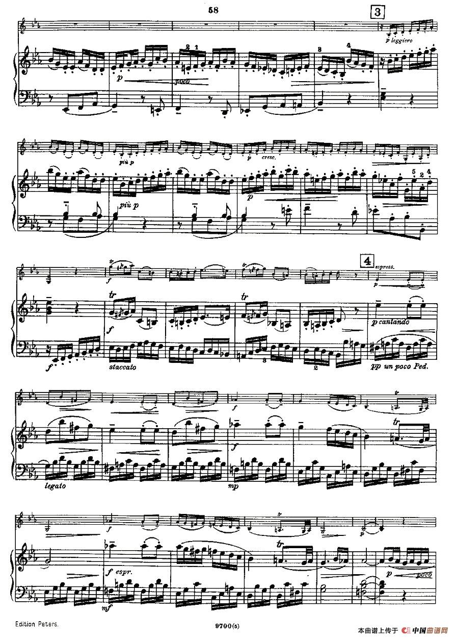 Mozart - Violin Sonata No.5, KV. 302（第五小提琴奏鸣曲