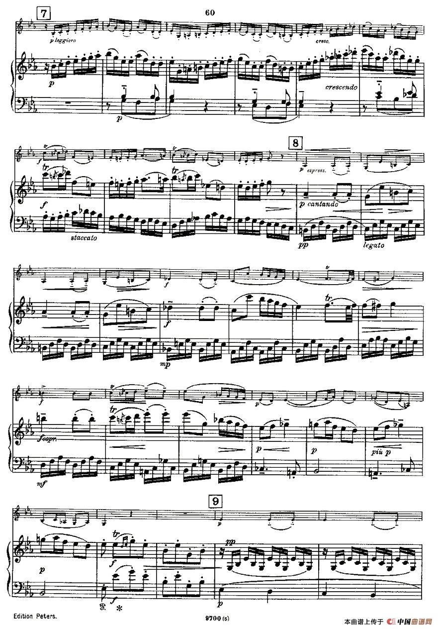 Mozart - Violin Sonata No.5, KV. 302（第五小提琴奏鸣曲