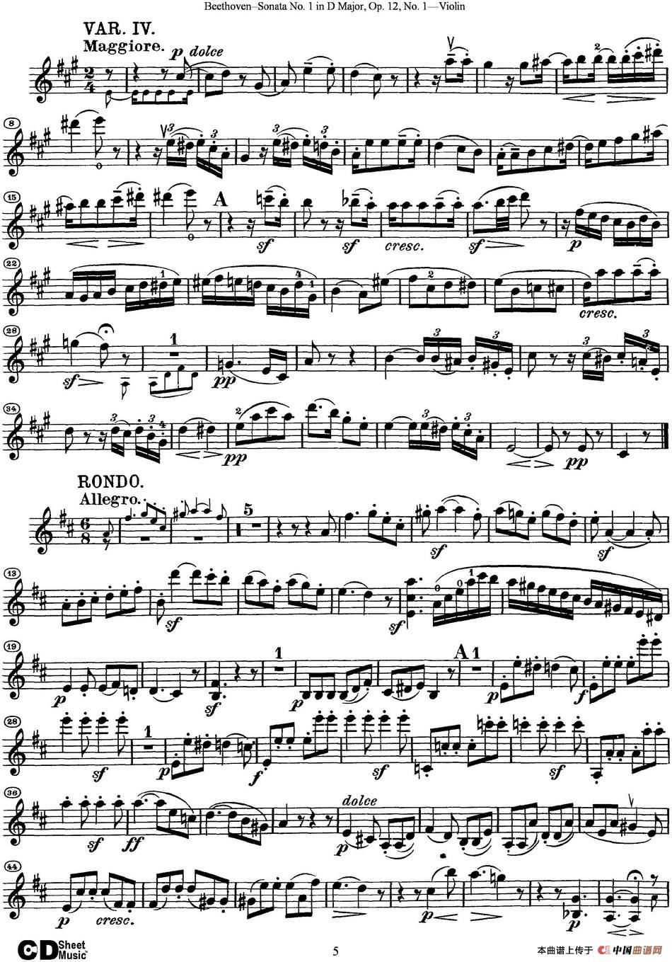 Violin Sonata No.1 in D Major Op.12 No.1_1