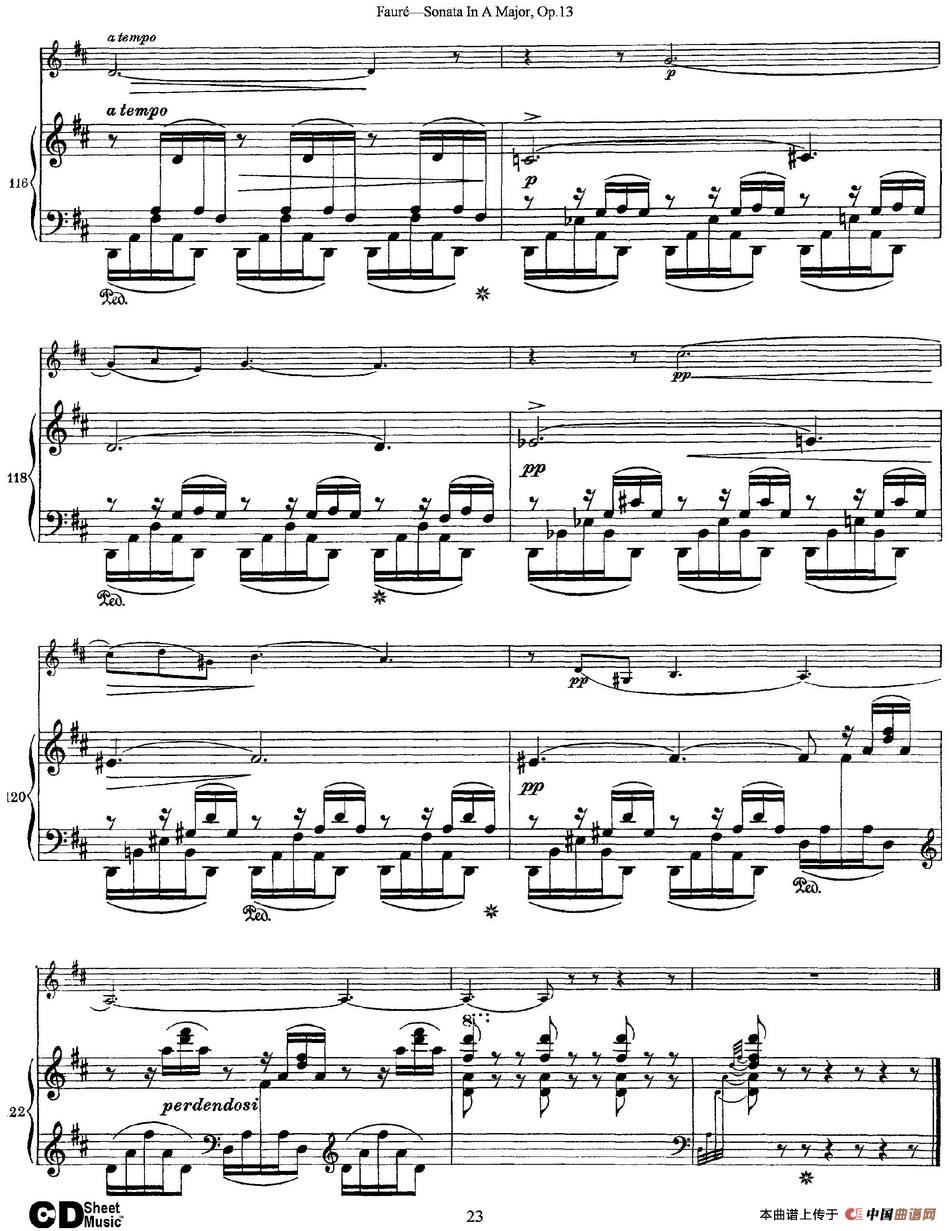 Violin Sonata No.1 Op.13（小提琴+钢琴伴奏）