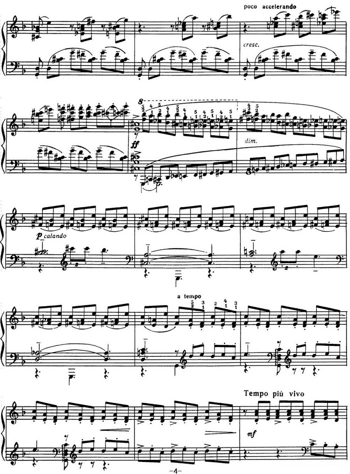 拉赫玛尼诺夫 音画练习曲16或17 Etudes tableaux Op.39 No.8