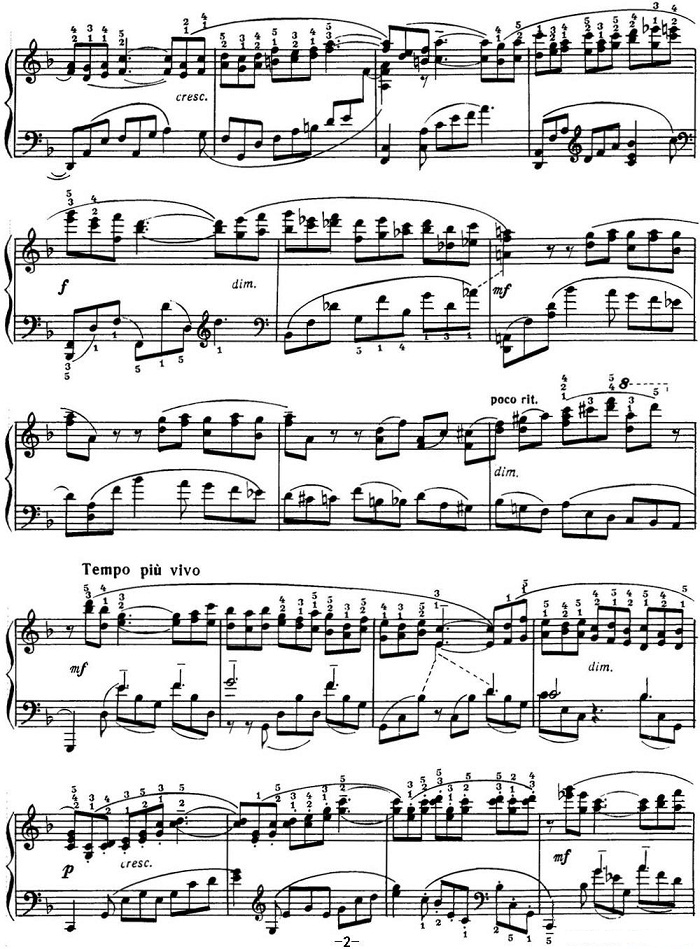 拉赫玛尼诺夫 音画练习曲16或17 Etudes tableaux Op.39 No.8