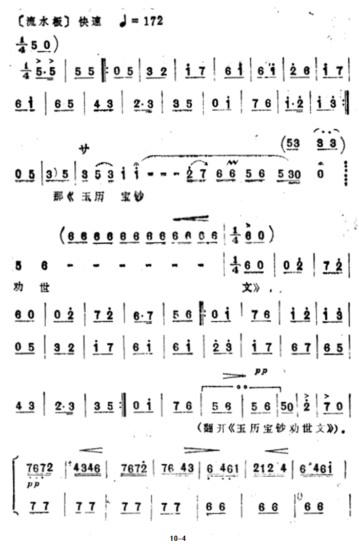 越剧戏曲谱 选自《祥林嫂》：千悔恨，万悔恨